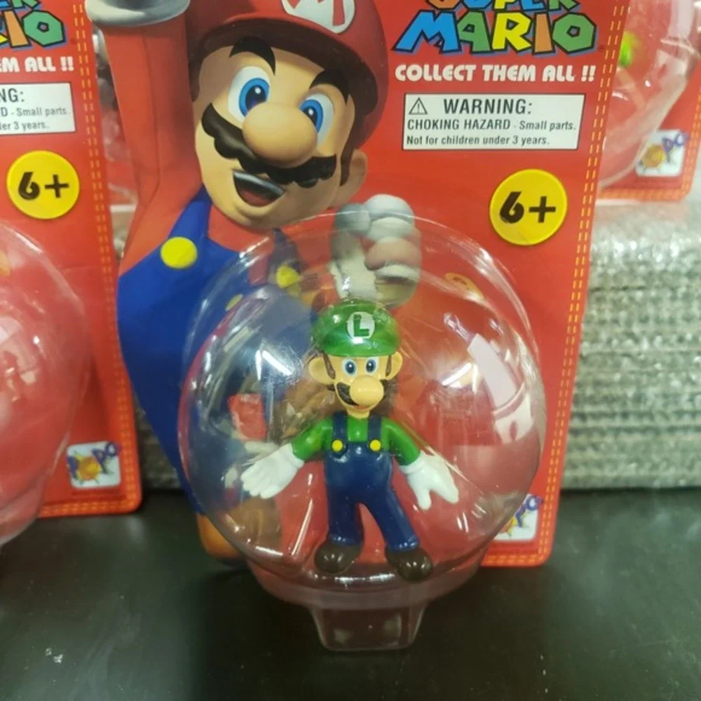 2007‎ Nintendo Super Mario Mini Figures NEW Sealed Mario Luigi Yoshi Bullet Bill